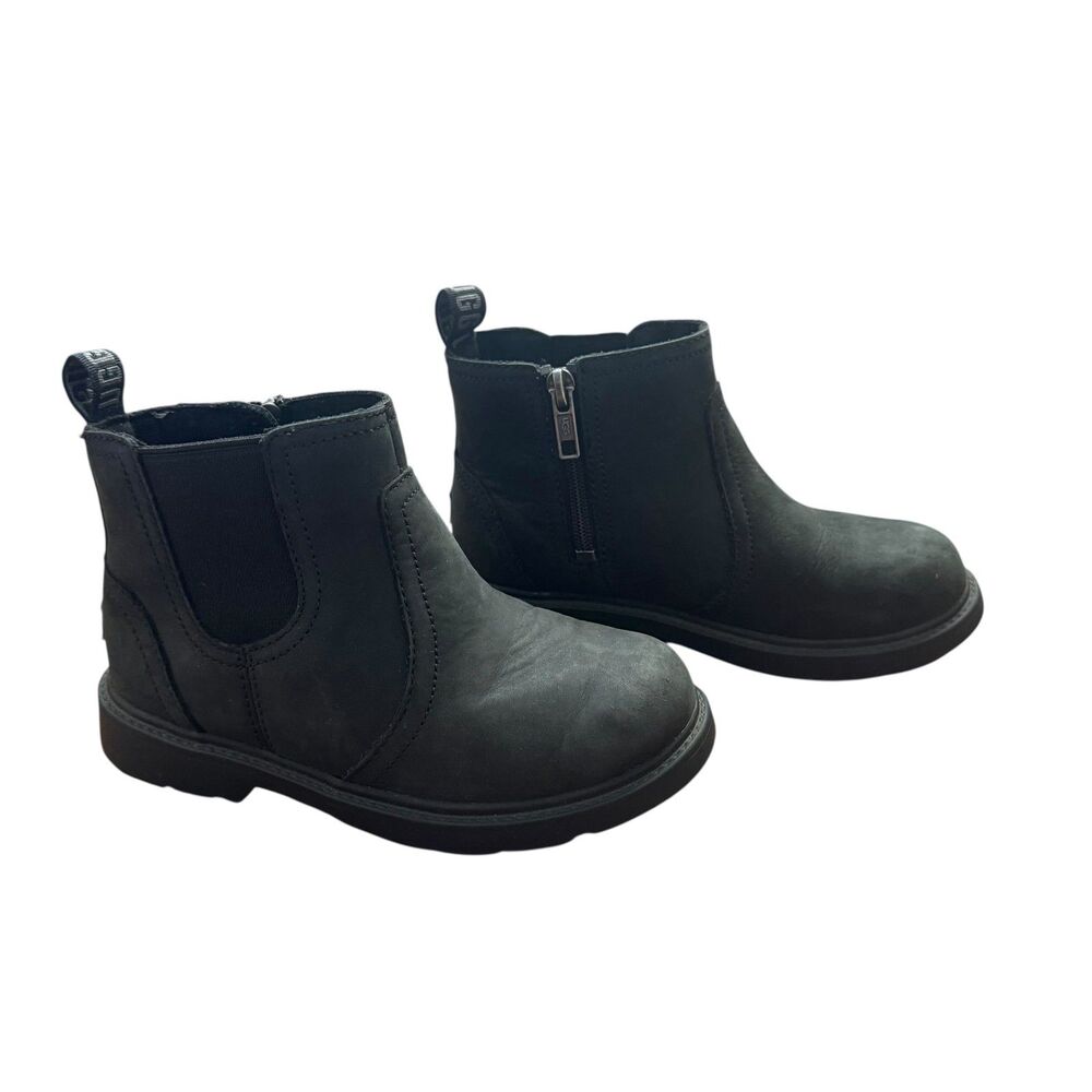 UGG Kids Bolden Weather Boots Black Size 12 GUC